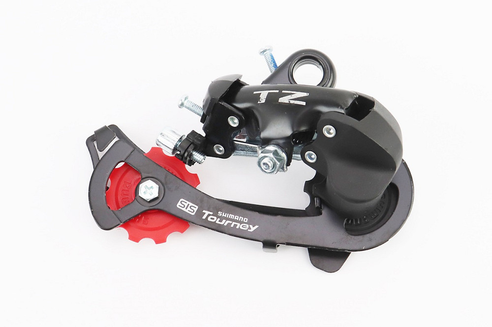 Перемикач ланцюга задній 6зв. кріпл. болт, чорний Tourney RD-TZ 50, НЕ оригінал, від 10шт -12% Київ - фото 1