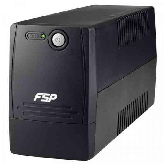 ДБЖ FSP FP600, 600ВА/360Вт, Line-Int, CE, IEC*4+USB+USB cable, Black (PPF3600721) Київ