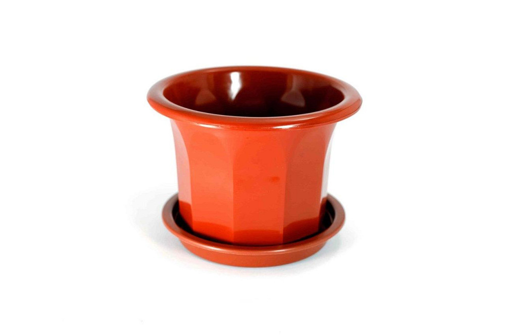 Цветочный горшок с подставкой 