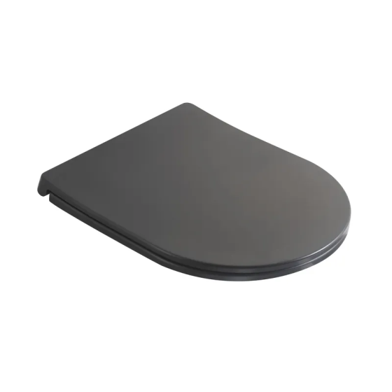 Сидіння-кришка для унітазу Mixxus Premium SEAT COVER ELLIPSE-TOPPER-2002 GRAY 425х360х25mm дюроплас ( 12286 ) Харків