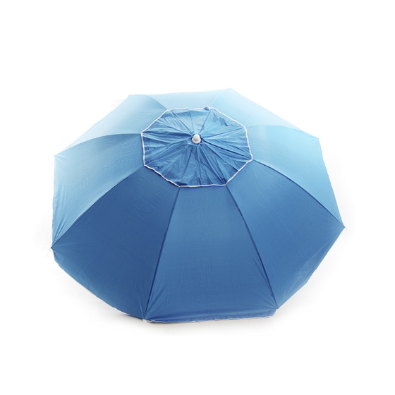 Парасолька пляжна з нахилом і клапаном посилена з гвинтом 2,2м блакитна СИЛА Житомир - изображение 3