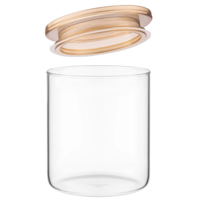 Банка Ardesto Fresh 700 мл, скло, пластик, прозорий (AR1307SFM) Винница - изображение 2