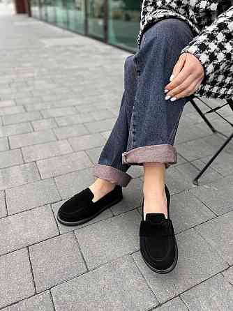 Zemira Балетки жіночі M.KRAFT T-79 чорні (весна-осінь, замша натуральна) (5788) Коломия