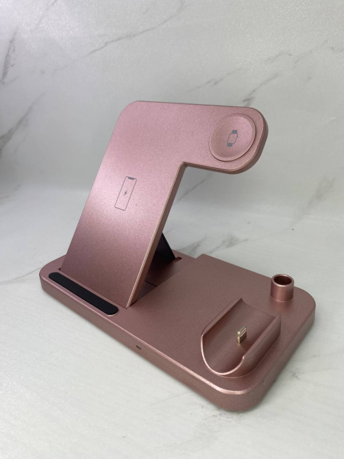 Беспроводная зарядная станция KEPHE PowerFold 4-в-1, 100 Вт для iPhone, Apple Watch, AirPods — Б/У Киев - изображение 5
