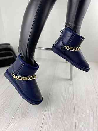 ADA Угги жіночі ADA сині натуральна шкіра зима 36р.40р.41р. (2547) Коломия