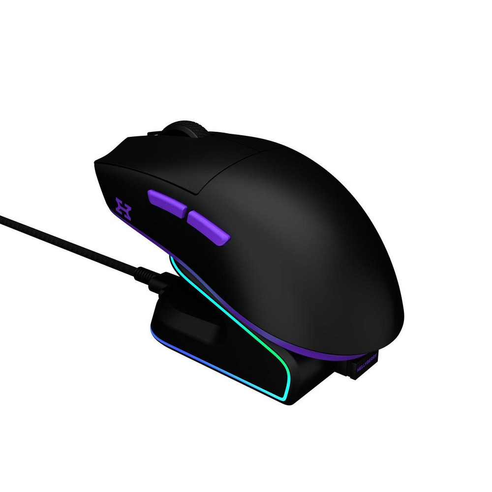 Миша бездротова Hator Hellyberry HM47 Wireless Black/Violet (HM47_black_violet) ( 22300 ) Харьков - изображение 7