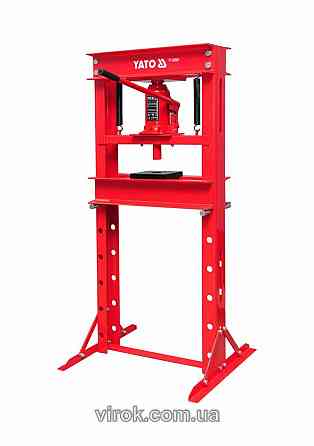 Прес гідравлічний рамний YATO; навантаж.- 20 т, роб. зона- 0-695 мм, ширина рами- 490 мм [1] Одеса