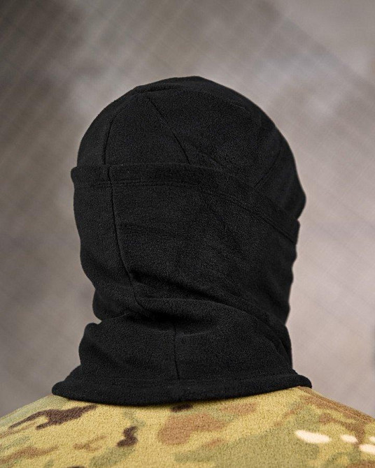 Комплект шапка баф чорний Police ВТ6254 Одеса - фото 4