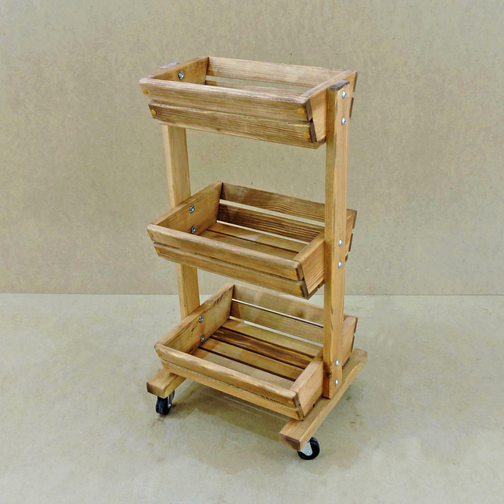 Лоток для овочів і фруктів "Окра" на коліщатках мускат Миколаїв - фото 7