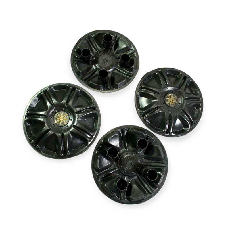 Ковпаки малі 2101-08 (на 4 болта) чорні (4шт) mix колісні Мукачево - фото 1