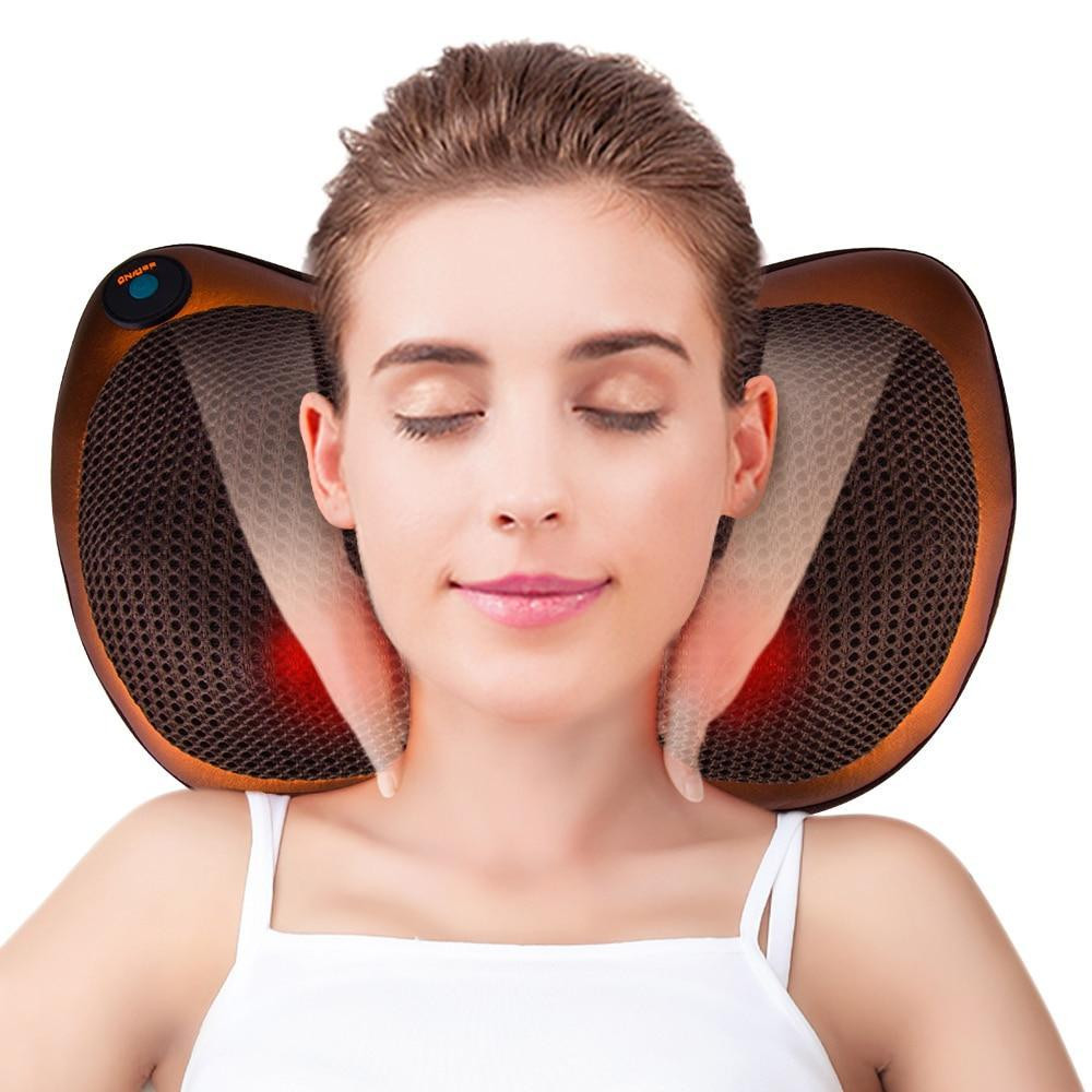 Массажер Car and Home Massage Pillow №8028 для снятия спазмов и боли в спине, комфорт и расслабление Одесса - изображение 6