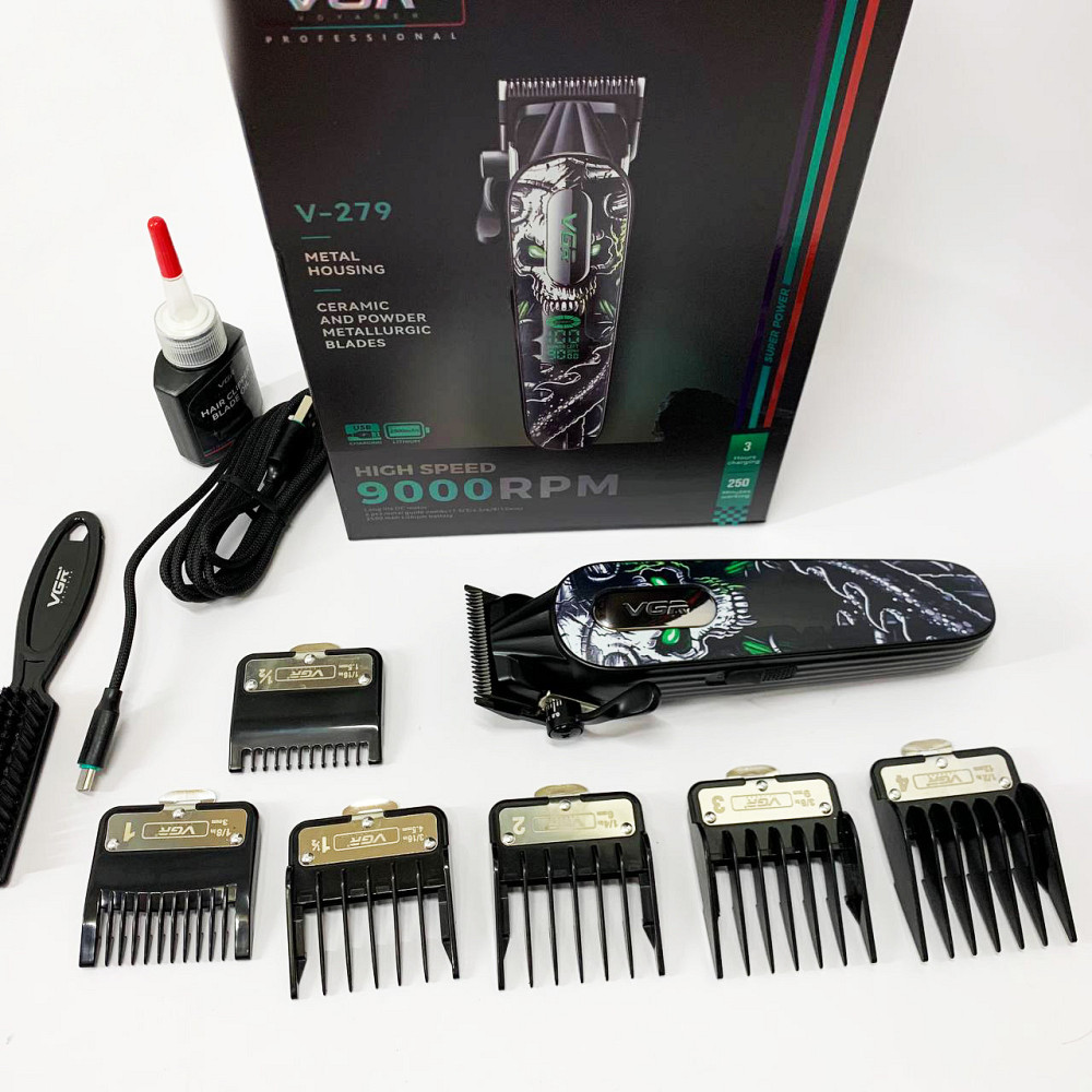 Бездротові машинки для стрижки, Тример для бороди від батарейок, професійна, Підстригальна машинка IF-49 Київ - фото 3