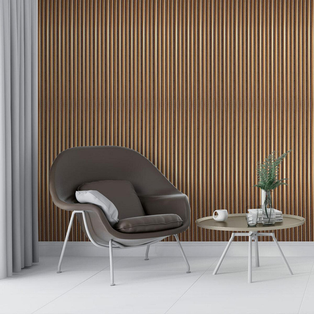 Рейка декоративная PS 2900х120х12мм Под коричневую кожу с бронзой SW-00002135 Днепр - изображение 7