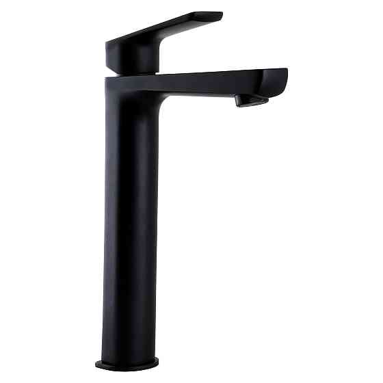 Змішувач для умивальника TOPAZ LEXI TL 21203-H57-BL високий,Чорний мат.,шланги TAQ-M1055,D25 Київ