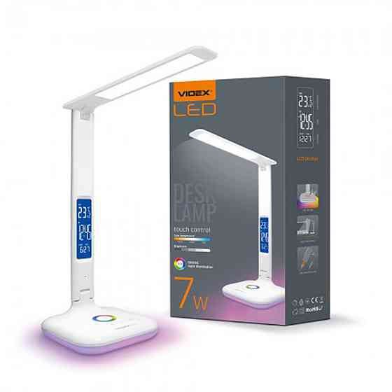LED лампа настільна VIDEX VL-TF05W-RGB 7W 3000-5500K 220V Вінниця
