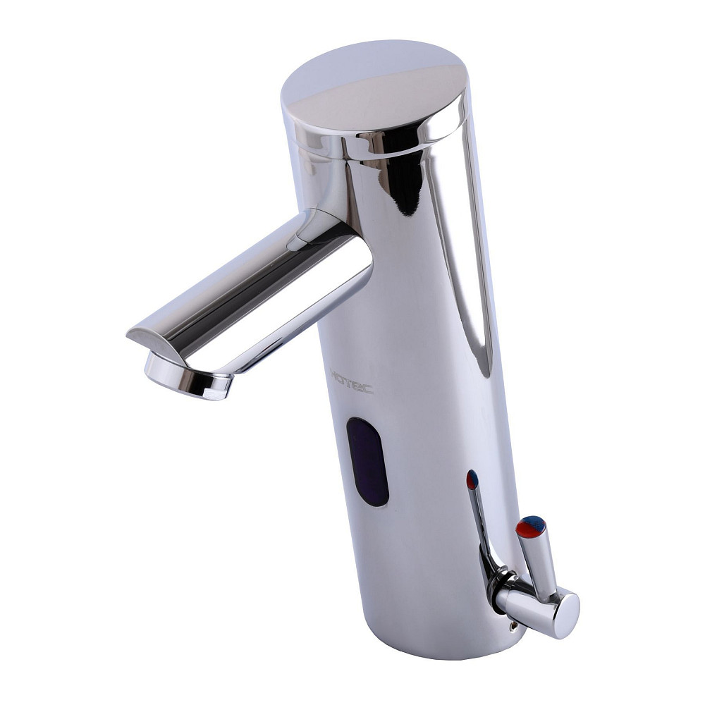 Змішувач сенсорний для умивальника HOTEC 19.111-DC/AC (220V/6V) з трансформатором,латунний Hot/Cold Тернополь - изображение 3