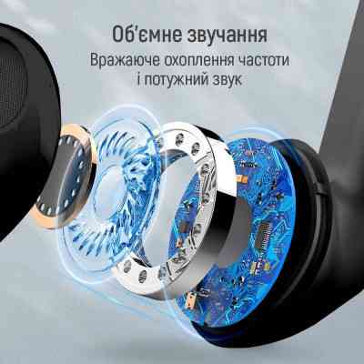Наушники ColorWay Slim TWS-2 Earbuds Black (CW-TWS2BK) Винница