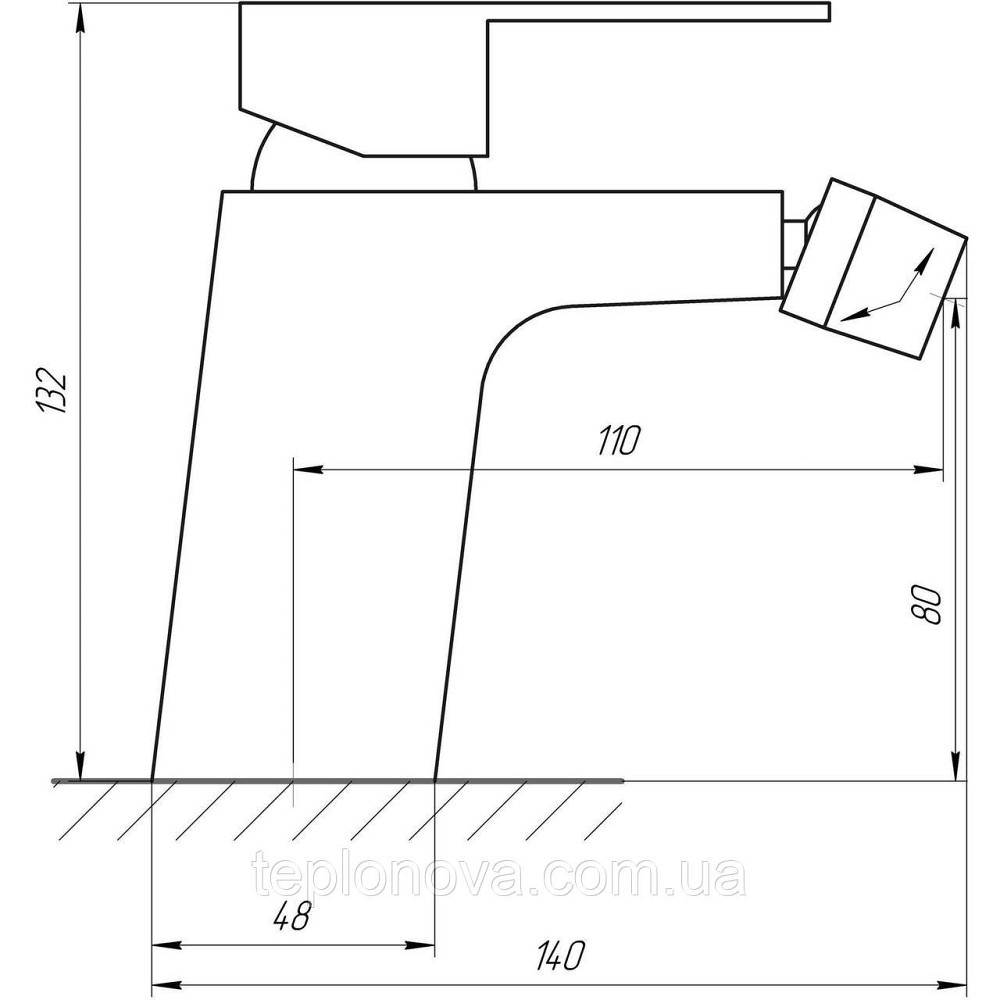 Змішувач для біде Globus Lux Milano GLM-0106 Чернівці - фото 4