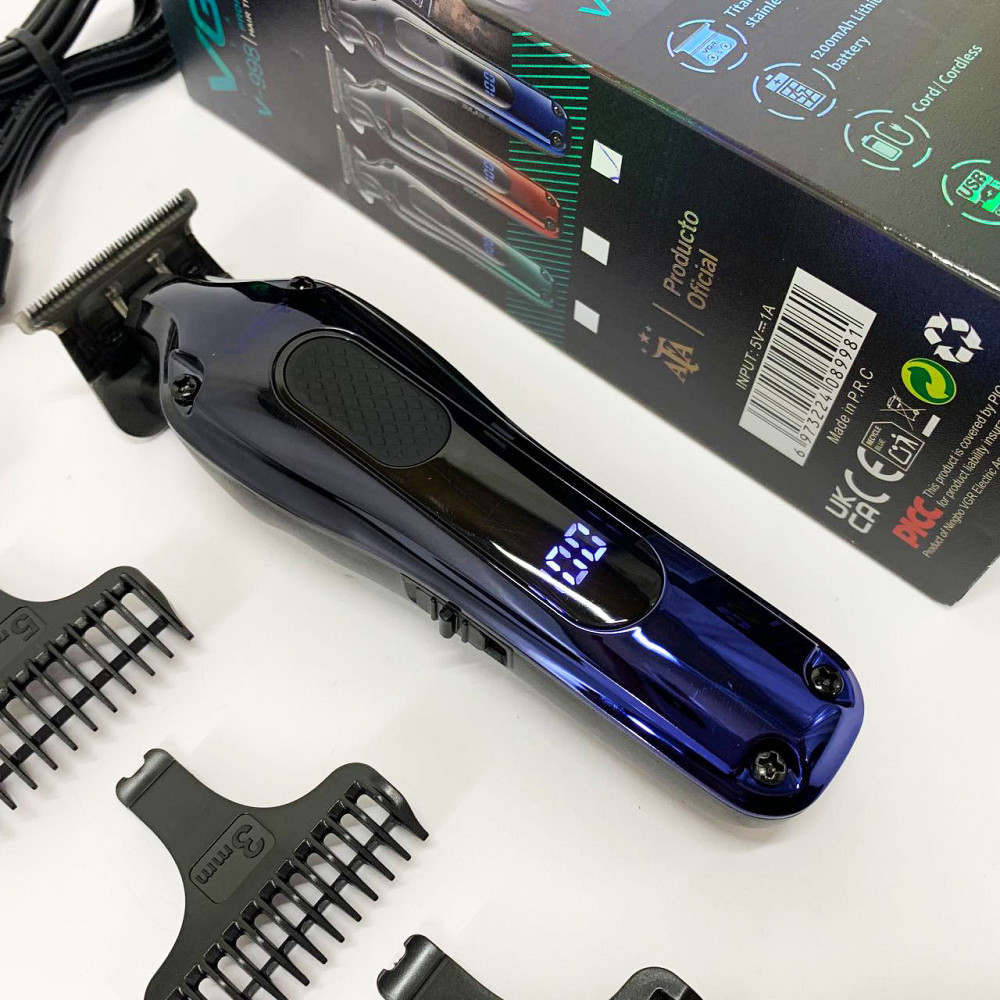 Бездротовий тример для стрижки та гоління, Машинка-тример 3 в 1 для стрижки волосся CW-34 Івано-Франківськ - фото 8