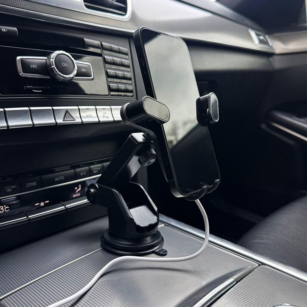 Автодержатель для телефона с БЗУ WUW-Z30 Black Киев - изображение 4