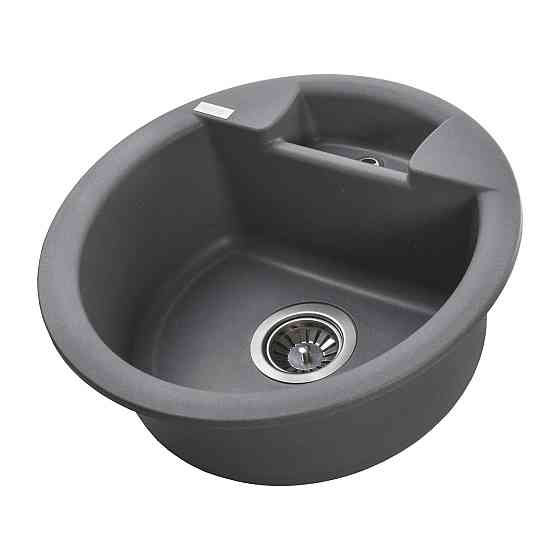 Гранітна мийка Globus Lux GURON сірий металік 480 мм-А0003 Київ