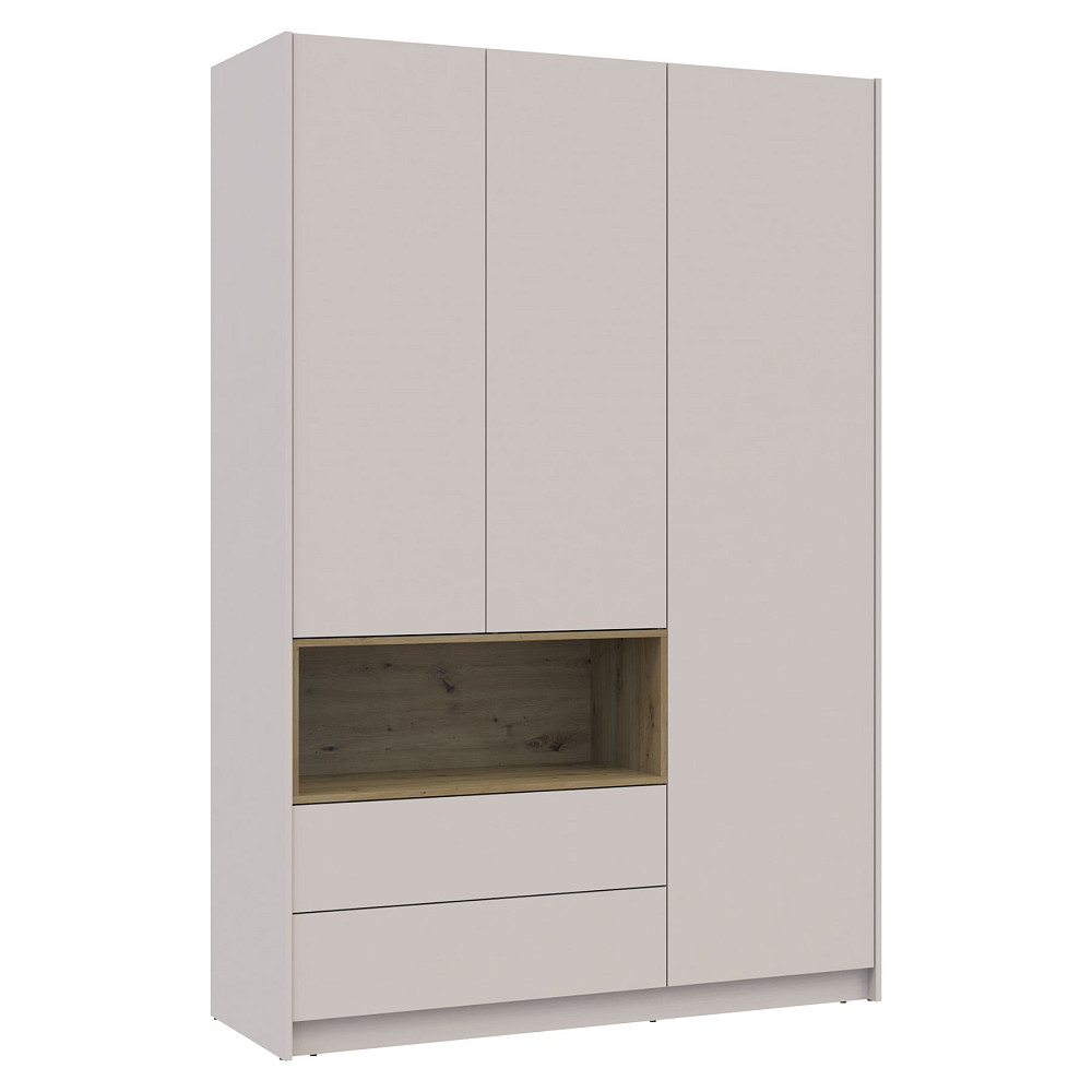 Шафа для одягу з нішою Doros Дейл 150х52х220 см Кашемір/Дуб артизан (DRS-011285) Дніпро - фото 4