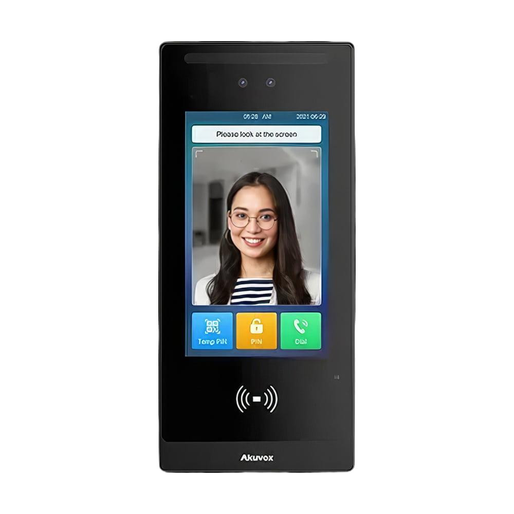 IP-відеопанель багатоабонентська 2Mp Akuvox E18C з екраном 7
