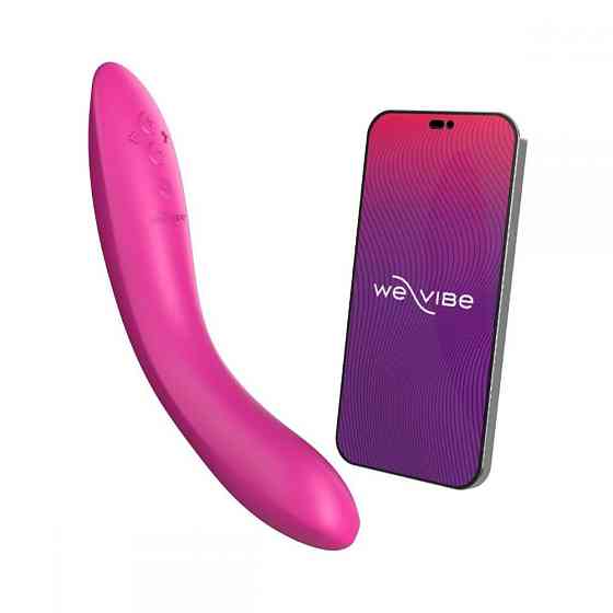 Вибратор для точки G Rave 2 We-Vibe, силиконовый, розовый, 19.3 х 3 см Sex Aura Киев