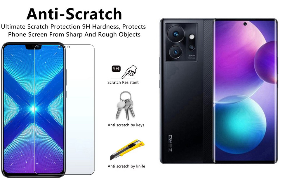 Защитное стекло NeoGlass для Infinix Zero Ultra – ультрапрозрачное и устойчивое Киев - изображение 1