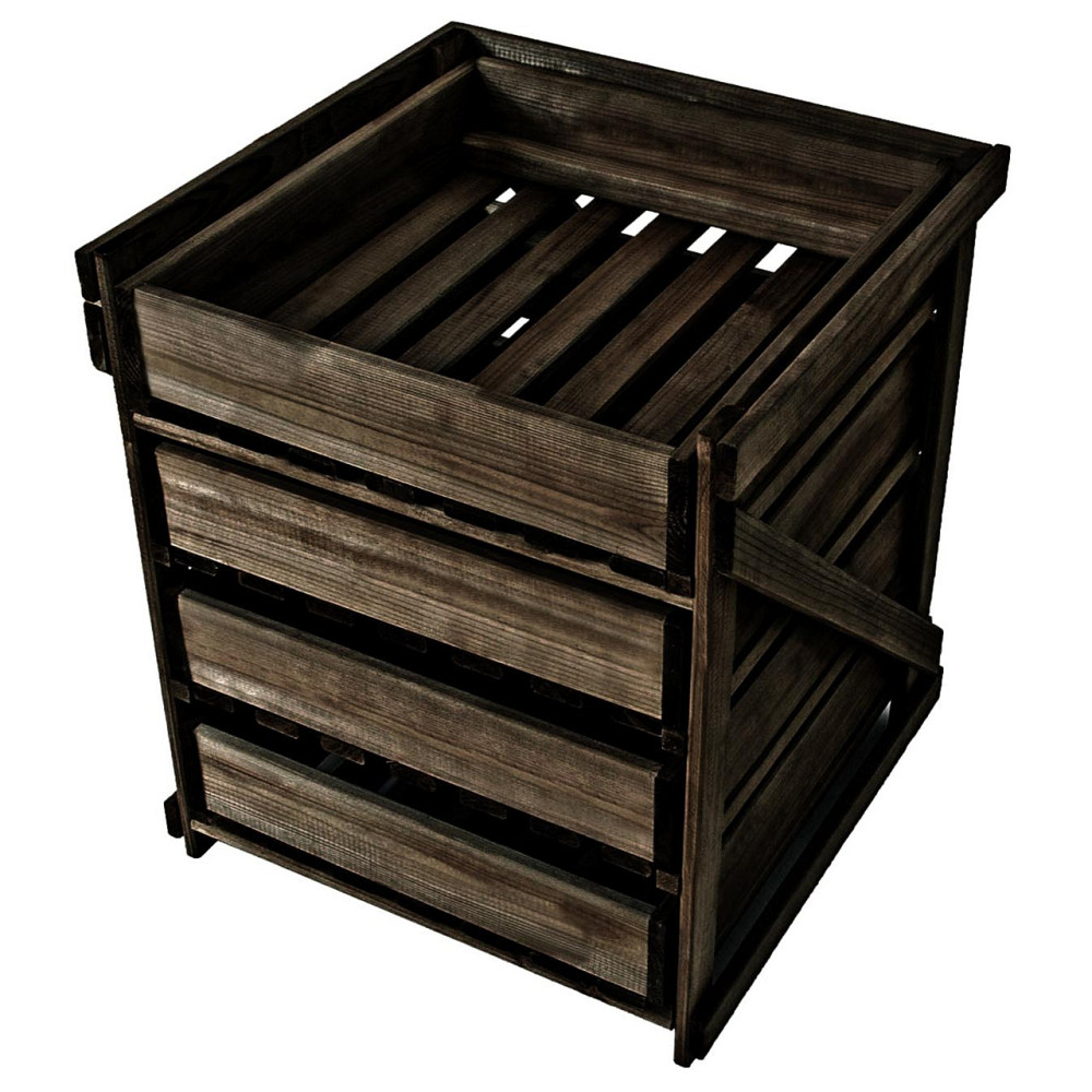 Стелаж для овочів і фруктів "Боксвуд" мокко Миколаїв - фото 1