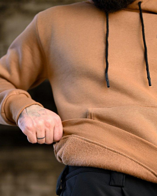 Мілітарі худі на флісі GENESIS Донецька зона койот ПП8083 Одеса - фото 8