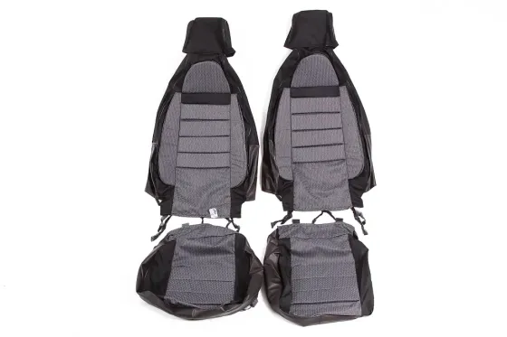 Чехли на сидіннях Lanos Avto-fortuna Lite Пілот з паралоном сірі Вінниця
