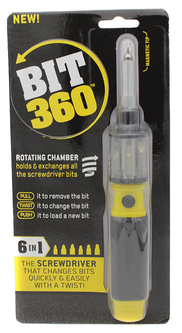 Набір інструментів викрутка + біти / BIT 360 / Обертовий / 114 Дніпро - фото 2