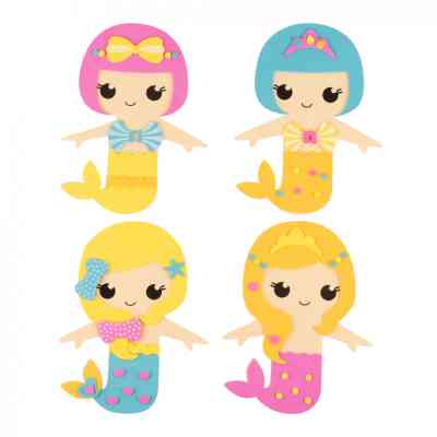 Набор для творчества 1 вересня Русалочки Аппликация из фоамирана ЭВА (954589) Винница