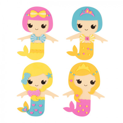 Набор для творчества 1 вересня Русалочки Аппликация из фоамирана ЭВА (954589) Винница - изображение 3