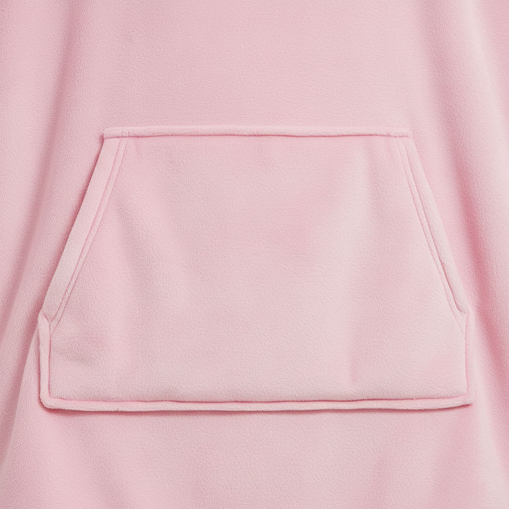 Плед толстовка с капюшоном (100х80см) HUGGLE HOODIE, Розовый / Плед-худи / Оверсайз толстовка плед с капюшоном Киев - изображение 8