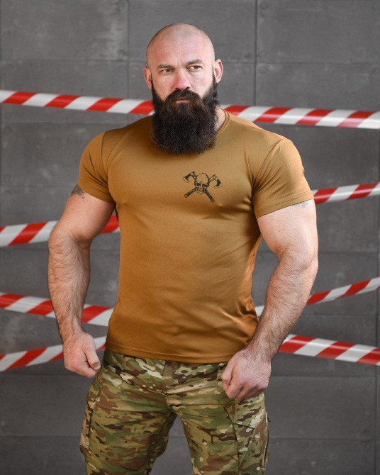 Тактична футболка потоотводящая SABUR ВІКІНГ КАЙОТ ВТ6793 Одесса - изображение 1