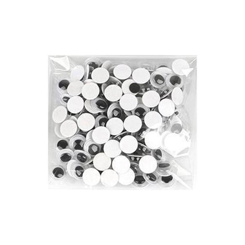 Творчий набір для аплікацій "Очі" ЕД-520, 8 мм, 10 грам, 230 штук Вінниця - фото 1