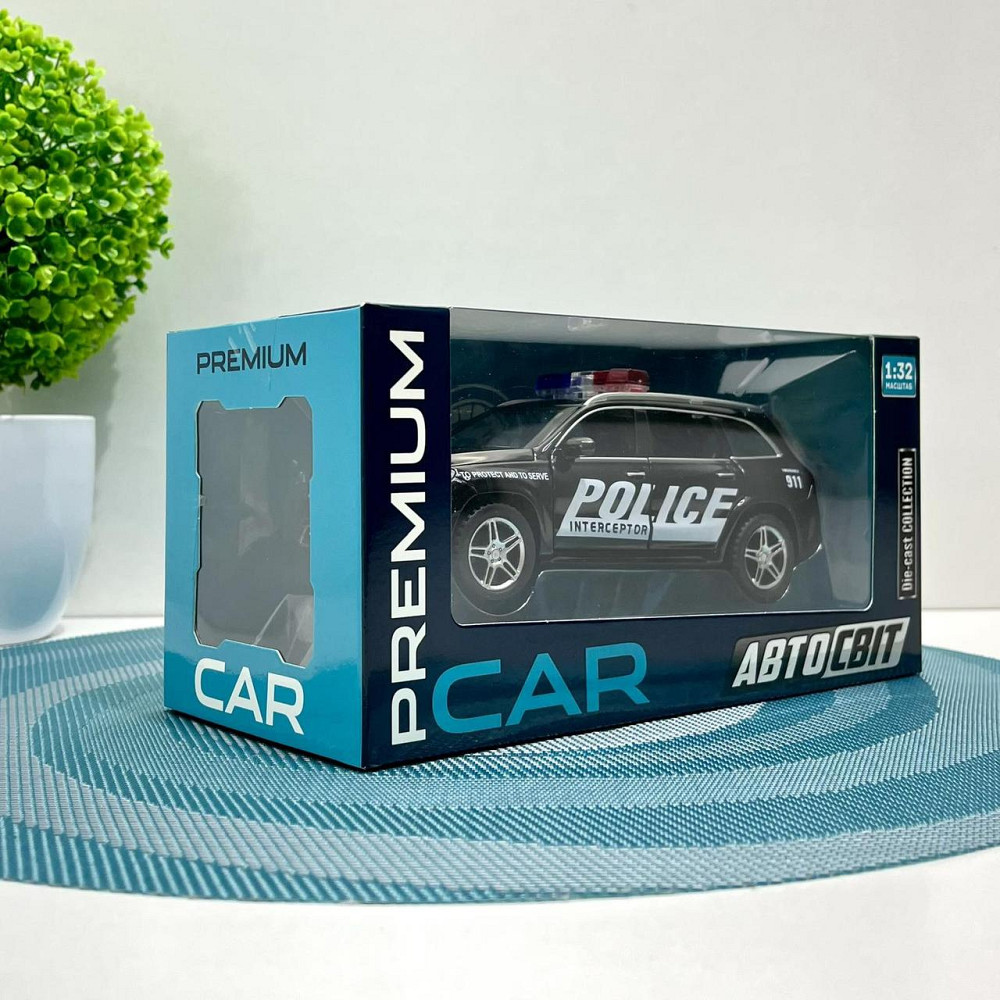 Машина Автосвіт Mercedes gls інерційна відчиняються двері 16.5 см Чорна (AP-1957) Чернігів - фото 4