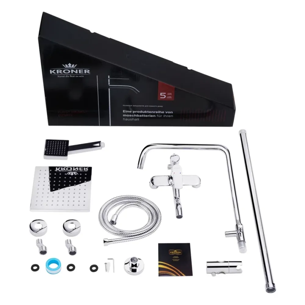 Душева система з виливом Kroner KRP Armada - C064Q Київ - фото 10