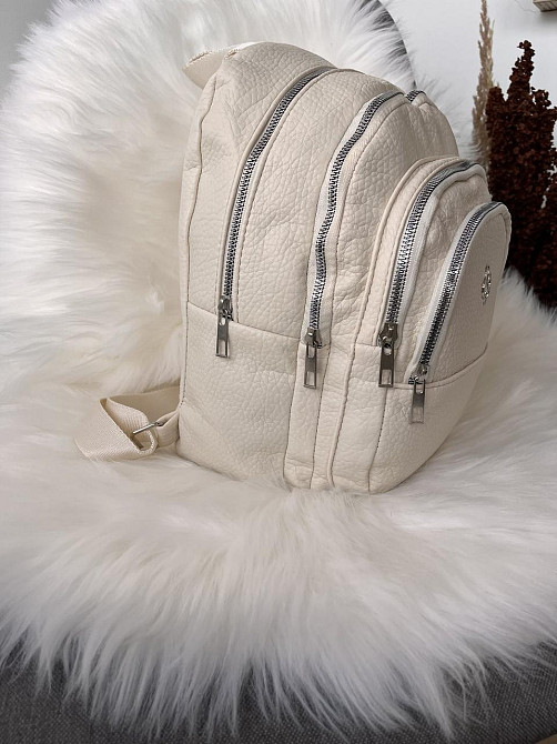 Рюкзак класичний бежевий молодіжний жіночий підлітковий Київ - фото 5