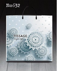 Полиэтиленовый пакет (40х40) с пластиковой ручкой