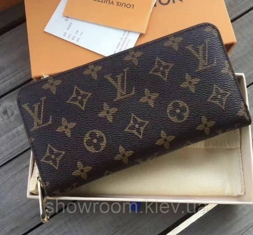 Жіночий гаманець Louis Vuitton (60017) dark brown Київ - фото 1