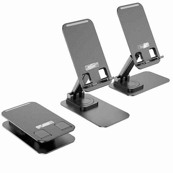 Тримач для мобільного HOCO PH50 Ivey folding rotatable desktop holder Black Київ