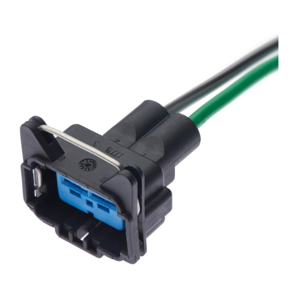 Електричний з'єднувач із дротом, 2-контактний, Вентилятор Охолодження, Чорний, Пластик, метал, Київ - фото 1