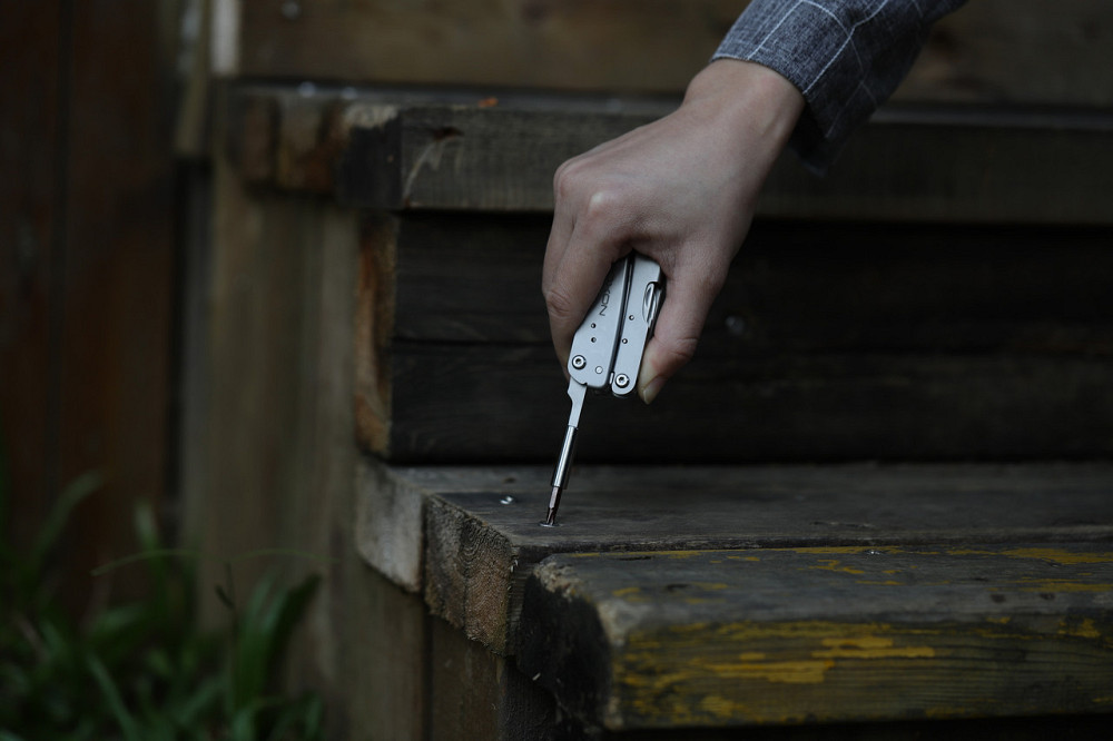 Міні мультитул Roxon M2 зі змінними бітами, сірий Київ - фото 5