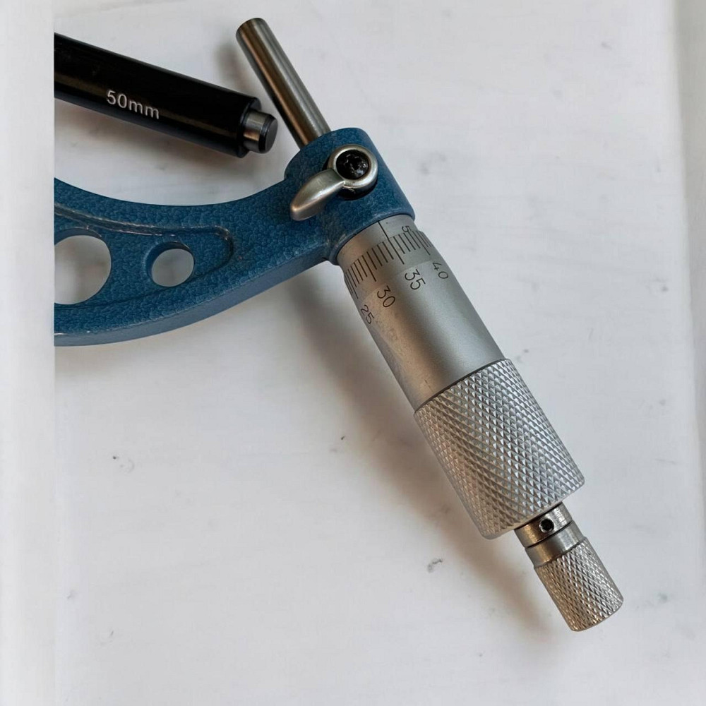 Мікрометр гладкий МК50-75 мм — прецизійний вимірювальний інструмент для точних зовнішніх вимірів металу Харків - фото 2