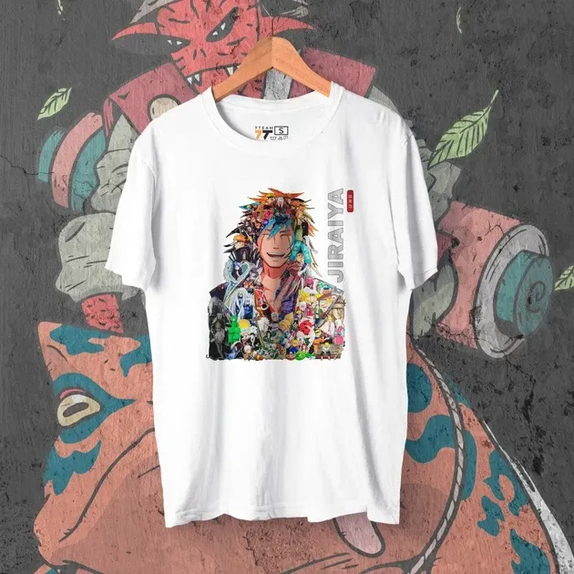 Футболка для подростка мальчика с принтом Наруто Джирайя Манга Размер 160 Anime10343 Днепр - изображение 1