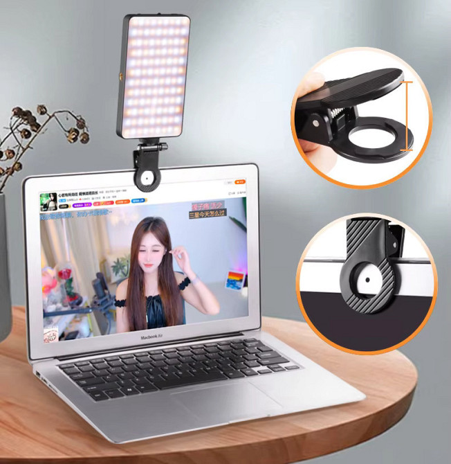 Свет портативный магнитный для телефона и камеры 2500-9000К AC Prof M20 RGB Киев - изображение 4