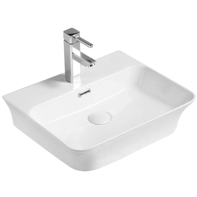 Умивальник накладний керамічний Mixxus Premium Bevel-0201 з переливом 485x410x125mm   ( MP6480 ) 21398 Харків - фото 1